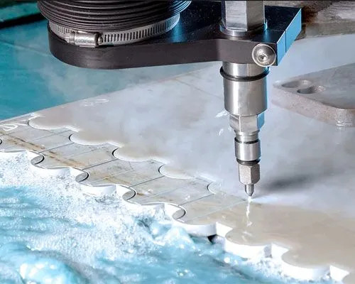 Precision waterjet cutting for custom stone designs